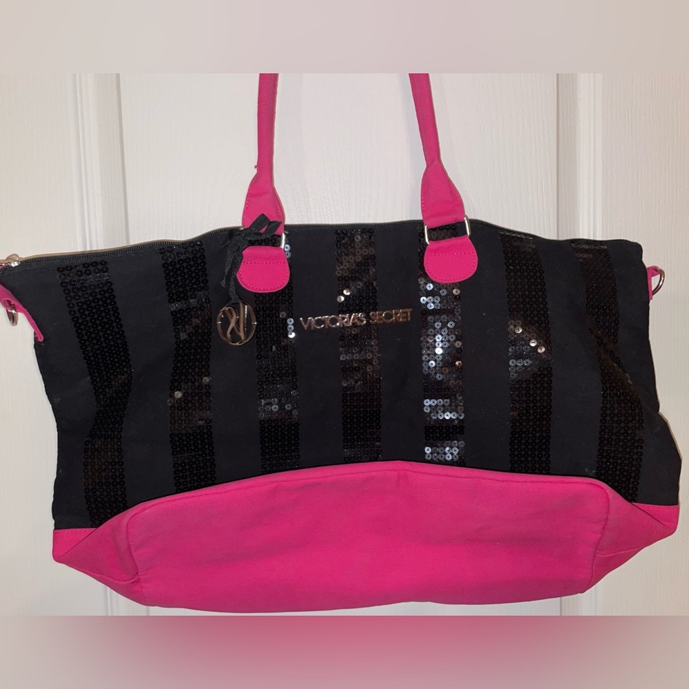 victoria’s secret zipper tote bag
